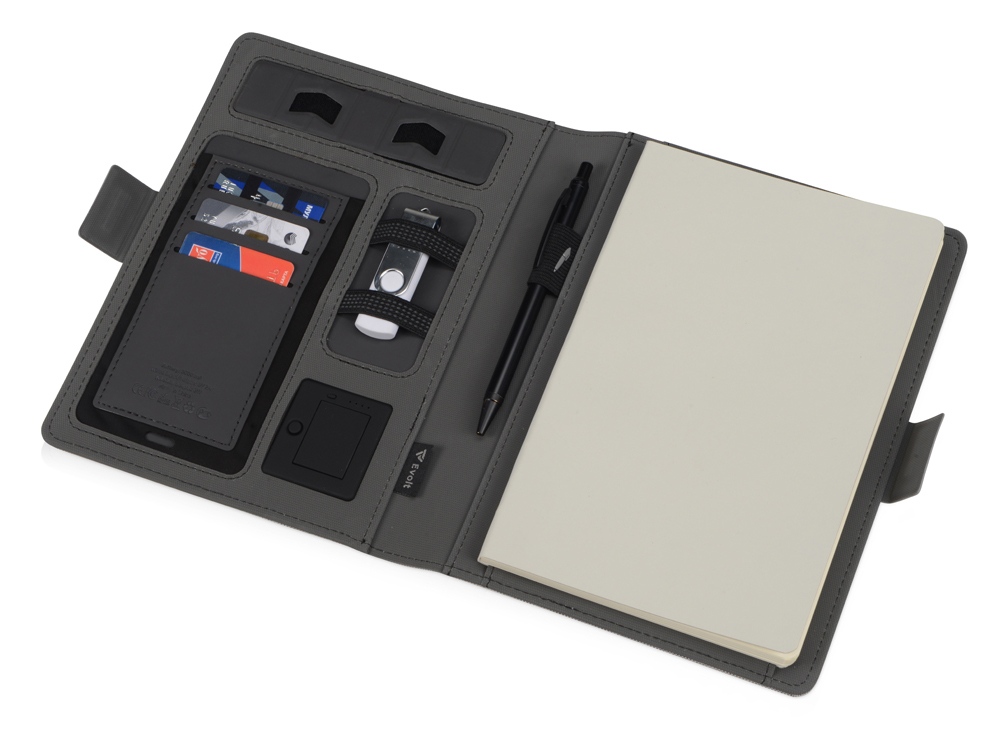 Органайзер с беспроводной зарядкой &laquo;Powernote&raquo;, 5000 mAh