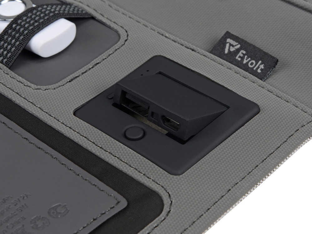Органайзер с беспроводной зарядкой &laquo;Powernote&raquo;, 5000 mAh