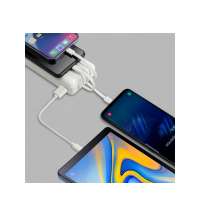 Внешний аккумулятор с дисплеем и встроенными кабелями VA2220, 20000 mAh