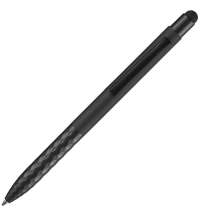 Ручка шариковая со стилусом Digit Soft Touch, черная