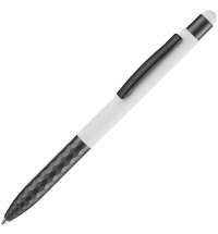 Ручка шариковая со стилусом Digit Soft Touch, белая