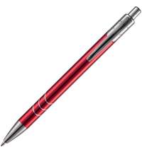 Ручка шариковая Underton Metallic, красная