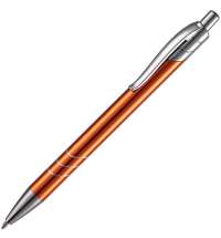 Ручка шариковая Underton Metallic, оранжевая