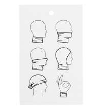 Многофункциональная бандана Dekko, зеленая