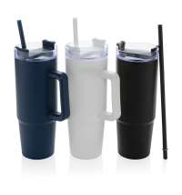 Кружка Tana с двойными стенками из переработанного пластика RCS, 900 мл