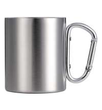 Кружка из стали с ручкой-карабином «Elbrus»