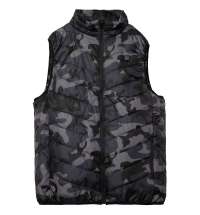 Жилет с подогревом Thermalli Valmorel, серый камуфляж