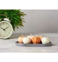 Набор свечей на подставке «Пионы»