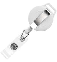 Ретрактор Attach New с ушком под ленту, белый