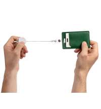 Ретрактор Attach New с ушком под ленту, белый