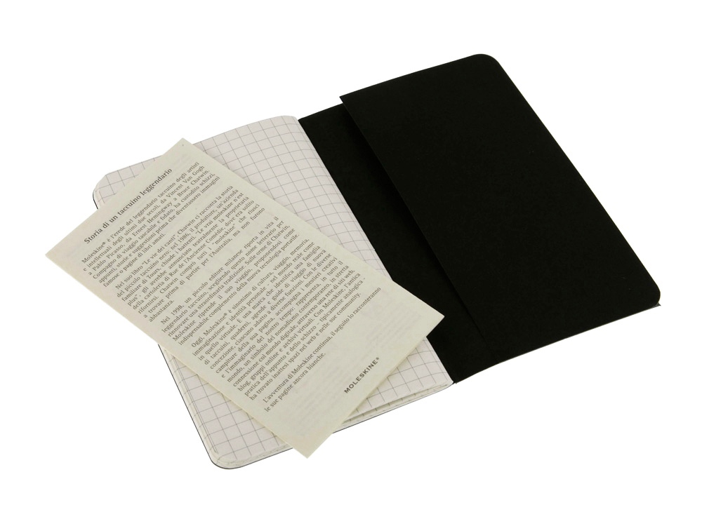 Записная книжка Moleskine Cahier (в клетку, 1 шт.), Pocket