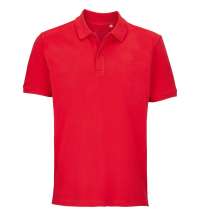 Рубашка поло унисекс Pegase, красная