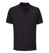 Рубашка поло унисекс Pegase, темно-серая (графит)