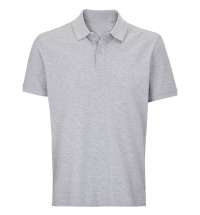 Рубашка поло унисекс Pegase, серый меланж