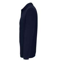 Рубашка поло унисекс с длинным рукавом Planet LSL, темно-синяя