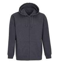 Толстовка унисекс Carter, черный меланж