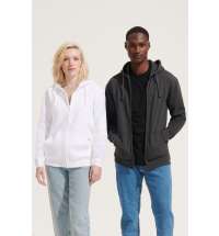 Толстовка унисекс Carter, черный меланж