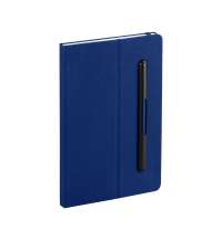 Блокнот с ручкой и вечным карандашом в пенале, с подставкой под смартфон