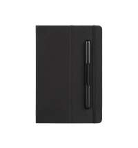 Блокнот с ручкой и вечным карандашом в пенале, с подставкой под смартфон