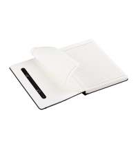 Блокнот с ручкой и вечным карандашом в пенале, с подставкой под смартфон