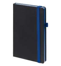 Ежедневник Ton, недатированный, черный с синим