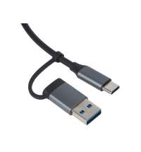 USB-хаб &laquo;Link&raquo; с коннектором 2-в-1 USB-C и USB-A, 2.0/3.0
