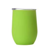 Вакуумная термокружка «Sense Gum», непротекаемая крышка, soft-touch