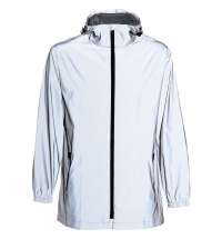 Парка Manifest из светоотражающей ткани, серая