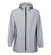 Парка Manifest из светоотражающей ткани, серая