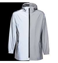 Парка Manifest из светоотражающей ткани, серая