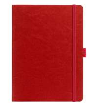 Еженедельник Lucky, недатированный, красный