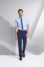 Рубашка мужская с коротким рукавом BRISBANE, голубая