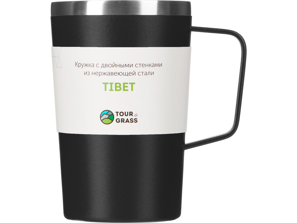Стальная кружка с двойными стенками и порошковым покрытием &laquo;Tibet&raquo;