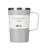 Стальная кружка с двойными стенками и порошковым покрытием «Tibet»