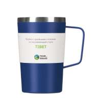 Стальная кружка с двойными стенками и порошковым покрытием «Tibet»