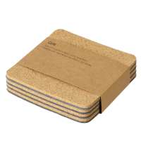 Набор костеров из пробки с фетром «Grit»