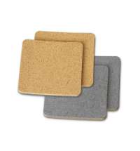 Набор костеров из пробки с фетром «Grit»