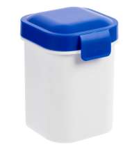 Ланчбокс для снеков Lunch Crunch, белый с синим