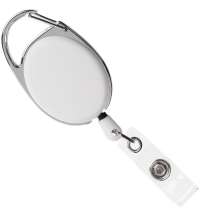 Ретрактор Access New с карабином, белый