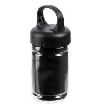 Охлаждающее полотенце Frio Mio в бутылке, черное