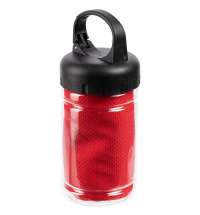 Охлаждающее полотенце Frio Mio в бутылке, красное