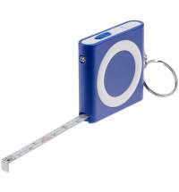 Брелок-фонарик с рулеткой Rule Tool, синий