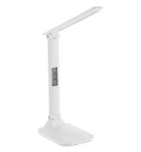 Настольная лампа с часами и календарем Office Torch ver.2, белая