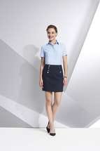 Рубашка женская с коротким рукавом ELITE, белая