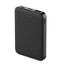 Внешний аккумулятор Fluffy, 5000 Mah, черный