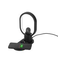 Беспроводная зарядная станция 4-в-1 «Portal» c лампой, 15 Вт