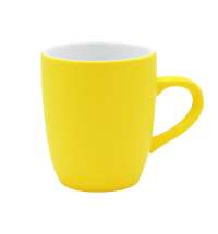 Кружка New Aurora Soft, софт тач, желтая-S