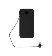 Внешний беспроводной аккумулятор с подсветкой лого «Astro», soft-touch, 10000 mAh