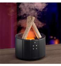 Светодиодный USB увлажнитель-аромадиффузор Bonfire, чёрный