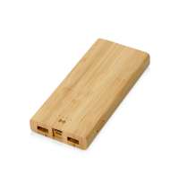 Внешний беспроводной аккумулятор из бамбука «Bamboo Air», 10000 mAh